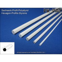 PK PRO Polystyrene Hexagon Profile 3,0 330mm