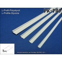 PK PRO Polystyrene L Profile 4,0x4,0 330mm