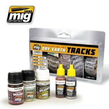 A.MIG-7437 Dry Earth Tracks (2x17mL+3x35mL)