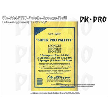 Masterson Art Sta Wet Super PRO Palette Sponge Refill (1x)