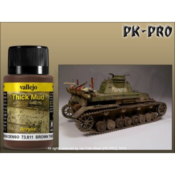 Vallejo-Weathering-Effects-Thick-Mud-Brown-(40mL)