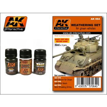 AK Interactive INTERIOR WEATHERING Set AK091