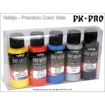 Vallejo PREMIUM Color - Candy Color Set (5x60ml)