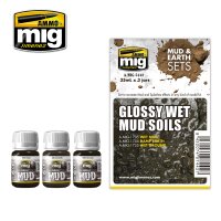 A.MIG-7442 Glossy Wet Mud Soils (3x35mL)