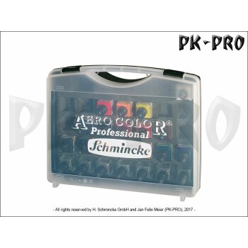 AERO COLOR Plastic Case Starter (16x28mL+7xEmpty Jars)