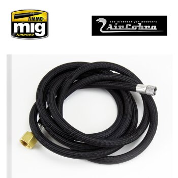 A.MIG-8654 6 Foot Braided Air Hose 1/8" x 1/4"