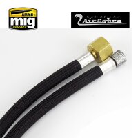 A.MIG-8654 6 Foot Braided Air Hose 1/8" x 1/4"