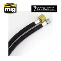 A.MIG-8654 6 Foot Braided Air Hose 1/8" x 1/4"