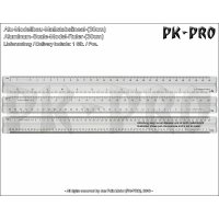 Aluminum Scale Model Ruler (30cm)