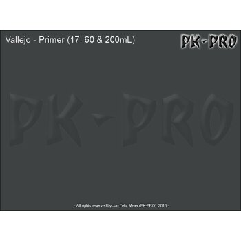 Vallejo Surface Primer - Grey (200ml)