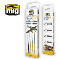 A.MIG-7603 Chipping And Detailing Brush Set