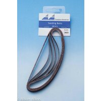 Sanding Stick Replacement Belts - 5 Belts of 80 grit