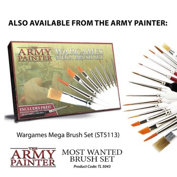 Brushes: Army Painter - Hobby Starter: Wargamers Most Wanted Brush