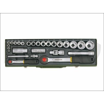 Socket set 1/2" + 1/4" (27-piece)