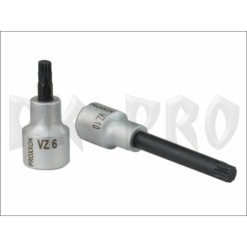 1/2" insert for XZN multi-toothed screws, 55 mm length, VZ  14