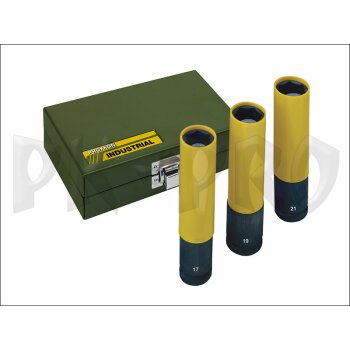 IMPACT socket set 1/2" (3-piece - 17, 19, 21 mm), 130 mm length