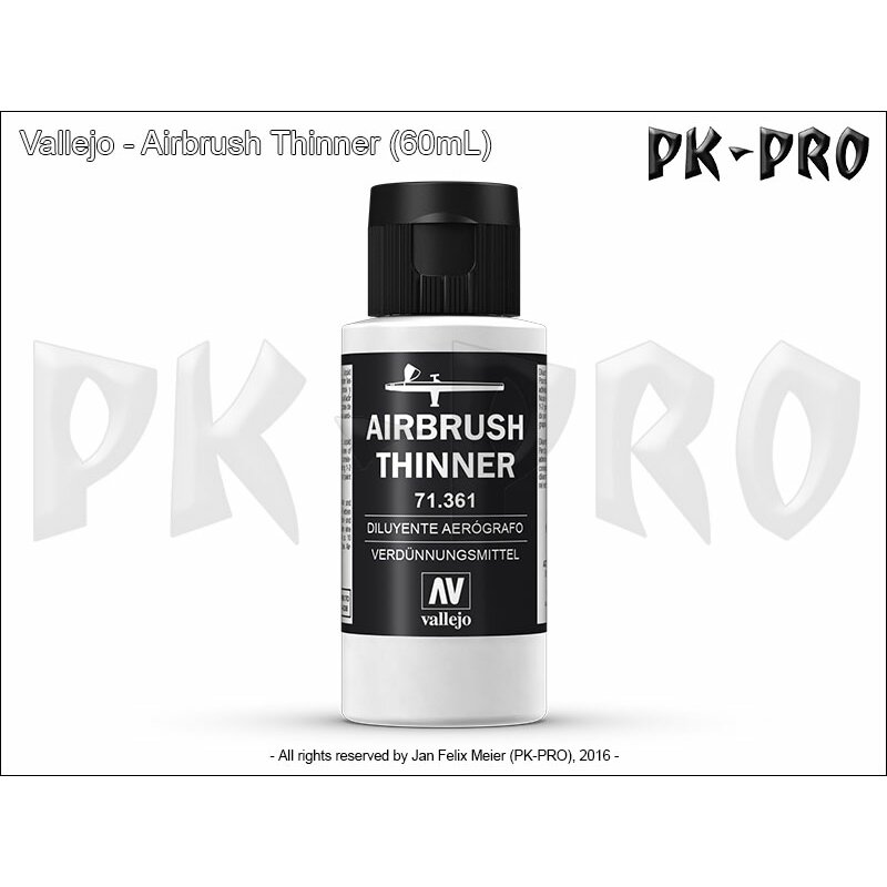 Vallejo Airbrush Thinner, 200ml, 71161 - YAKOL