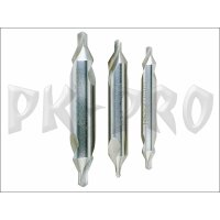 Center drill set, 3 pcs., DIN 333, HSS (2.0 - 2.5 - 3.15 mm)