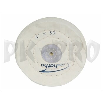 Stoff-Polierschwabbel weich, Ø 100 x 15 mm für PM 100