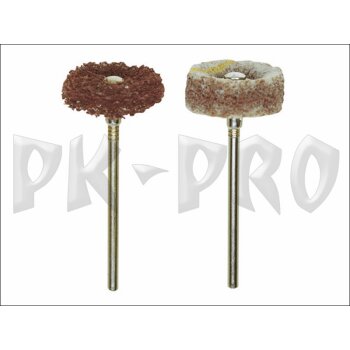 Nylon fleece brushes, 2 pcs.