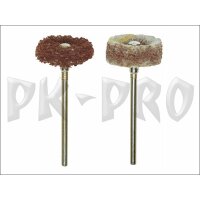 Nylon fleece brushes, 2 pcs.