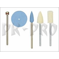 Polishing accessory set, 10 pcs.