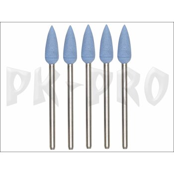 Flexible polishers for fine polishing, bullet-shape, 5 pcs.