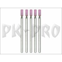 Corundum grinding bits, cylindrical, 5 pcs.