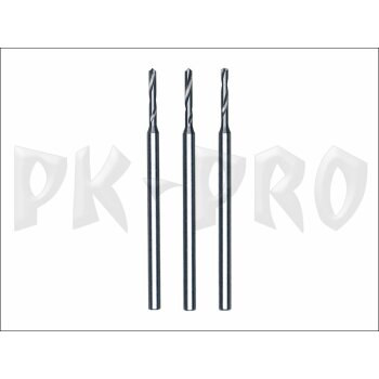 Tungsten vanadium drill bits, 1.2 mm, 3 pcs.