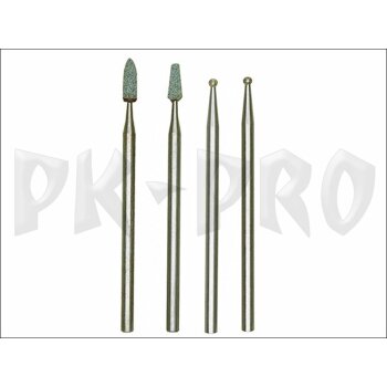 Tool set for glass engraving, 4 pcs.