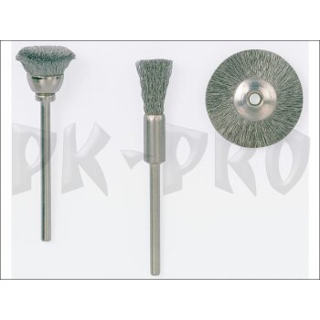 Stainless steel wire wheel brushes, 5 pcs.