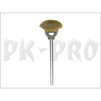 Brass wire cone brush, 13 mm diameter, 2 pcs.