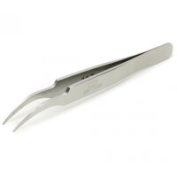 Tamiya HG Angl. Tweezers round Tip Steel