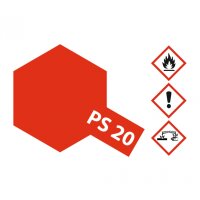 PS-20 Flourescent Red Polycarb. 100ml