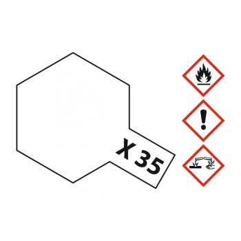 X-35 Klarlack seidenmatt 10ml Acryl