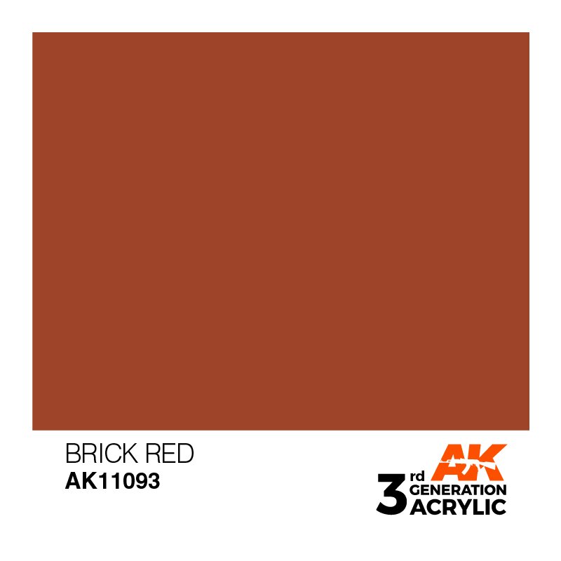 Ak 11093 Brick Red 3rd Generation 17ml