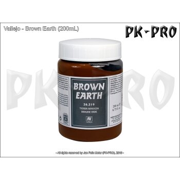 Vallejo Diorama Effects 200ml - Brown Earth