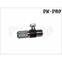 PK-PRO Schnellkupplung mit Druckregler NW 2.7 mit 1/8" Außengewinde