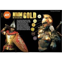 AK-11606-NMM-(Non-Metallic-Metal)-Gold-Set-(3rd-Generation)-(6x17mL)