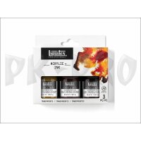 Liquitex Professional Acrylic Ink Set 3X30 mL Transparents