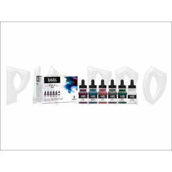 Liquitex Professional Acrylic Ink Set 6X30 mL Muted Coll + White