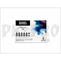 Liquitex Professional Acrylic Ink Set 6X30 mL Muted Coll + White