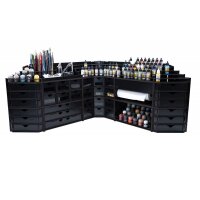 Black Paint Rack: Schrank mit 6 Schubladen