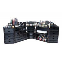 Black Paint Rack: Schrank mit 6 Schubladen