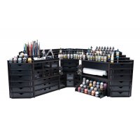 Black Paint Rack: Schrank mit 6 Schubladen