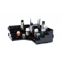 Black Paint Rack: Eck Farbregal Top (Pigment)