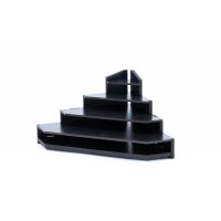 Black Paint Rack: Endstück Farbregal (Tribüne)