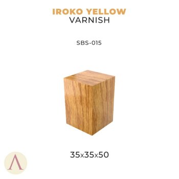 Iroko Yellow Varnish 35 X 35 X 50