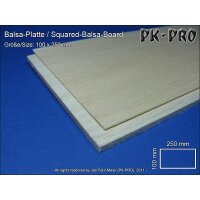PK-PRO Balsa Platte 1.0/100x250mm