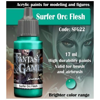 Scale75-Fantasy&Games-Surfer-Orc-Flesh-(17mL)-(6-Pack)